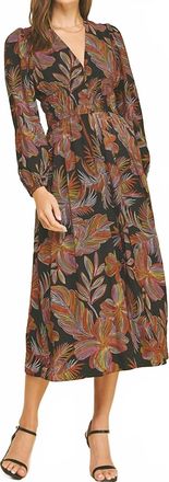 Pinch Design Virginia Midi Dress In Multicolor