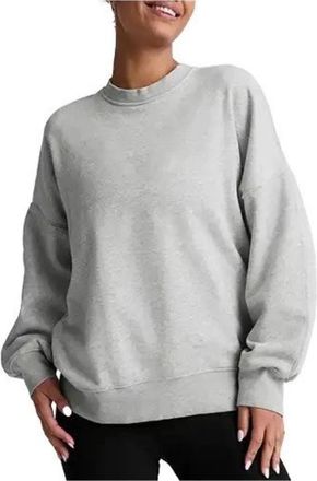 Beyond Yoga Beyond Yoga Solstice Sweatshirt Womens Gray Oversized Crew Neck GBO3240