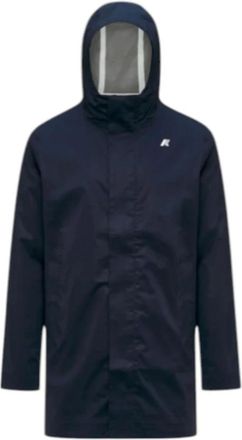 K-Way K-Way, Parkas, male, Blue, Size: M 3/4 Length Parka
