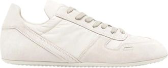 Rick Owens White Minimal Sneakers