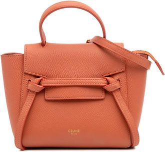 Celine Pre-owned Celine Pico Grained Calfskin Belt Bag Ladies F-GA-7210