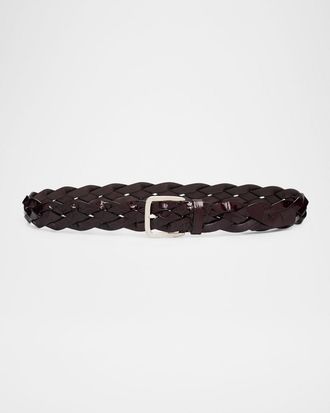 Proenza Schouler Wide Braid Leather Belt