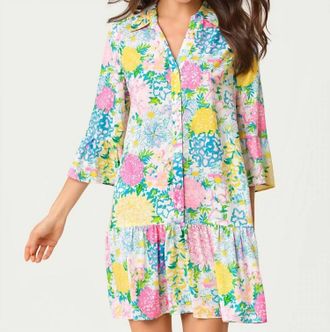 Lilly Pulitzer Rayanna Tunic Dress In Multi Lilly Garden