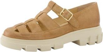 Paul Green Drea Fisherman Sandal in Dakar Natural Suede at Nordstrom, Size 9