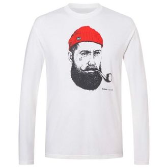 super.natural SN Sailor Bio Cotton L/S Merinolongsleeve f&uuml;r Herren | wei&szlig;