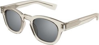 Saint Laurent SL 746 Zonnebril - unisex - Zonnebrillen - Grijs - 48 MM - Nylon - Accessoires