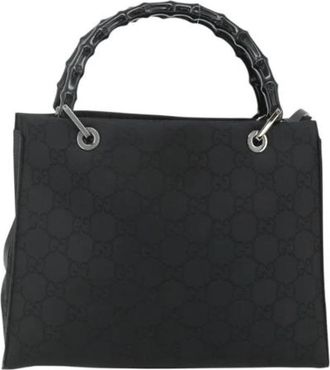 Gucci Pre-owned Vintage Handbag - Dames - Vintage Handtas - Zwart - ONE Size - Vintage