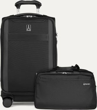 Travelpro Versapack + Softside 21 Carry On & Underseat Travel Tote Bag Luggage Set in Black at Nordstrom