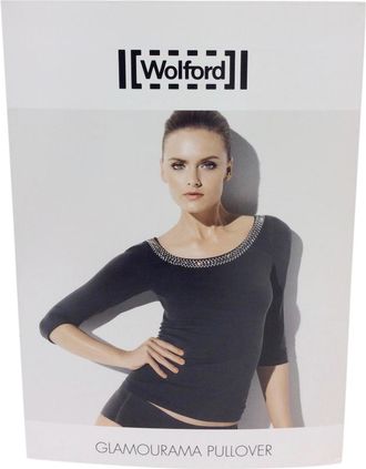 Wolford Glamourama Swarovski Crystal Pullover Size XS