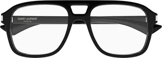 Saint Laurent Accessoires, Dames, Zwart, ONE Size, Optisch Montuur
