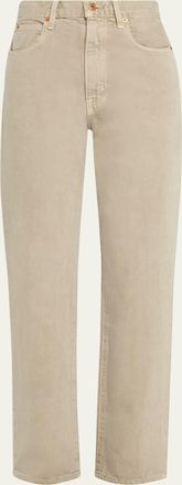Slvrlake Denim London High-Rise Straight-Leg Jeans