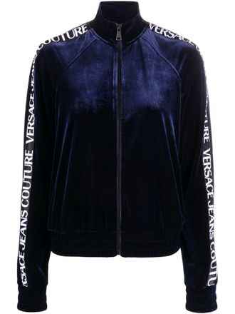 Versace Jeans Couture Felpa con zip - Blu