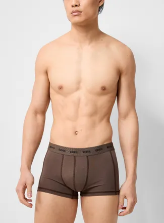 Diesel Mens 3 solid stretch trunk Cotton