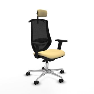 Piqueras y Crespo Piqueras-y-crespo Mardos Traslack Silla De Oficina Crema Ajustable