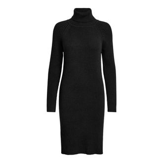 Minus Kleedjes, Dames, Zwart, XS, Zwart Stof