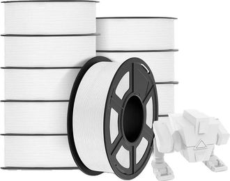 OEM Filamento Para Impresora 3d, Mayor Resistencia, F&aacute;cil De Usar, Pla P Blanco 11kg