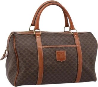 Celine Pre-owned Vintage Boston Bag - Dames - Vintage Handtas - Bruin - ONE Size - Leer - Vintage