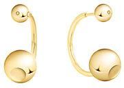 Calvin Klein Pendientes colgantes de acero ba&ntilde;ado en oro