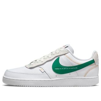 Nike Court Vision Low Premium First Use - White Green Noise DJ2001-100