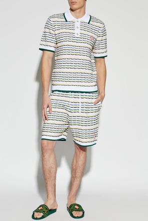 Casablanca Logo Shorts, Mens, Multicolour