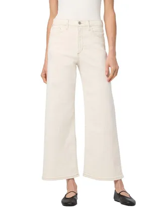 Joe's Ecru Wide Leg Jean