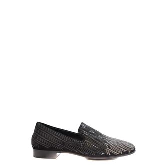 Giuseppe Zanotti Instappers - Heren - Loafers - Zwart - 40 EU - Katoen - Schoenen