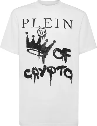 Philipp Plein T-shirt Round Neck SS with Crystals
