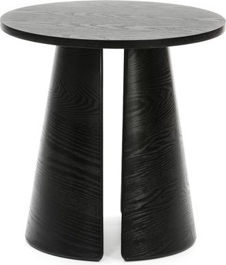 Teulat Design Beistelltisch Cep Black &oslash; 50 x 50 cm