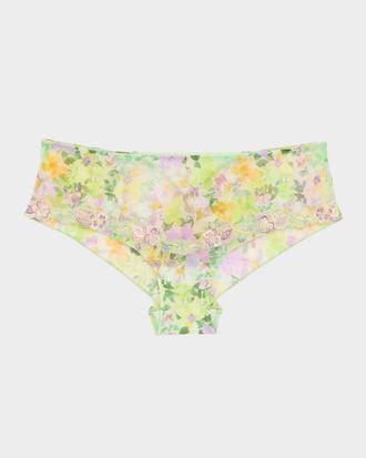 Lise Charmel LAmour Au Soleil Floral-Embroidered Boyshorts