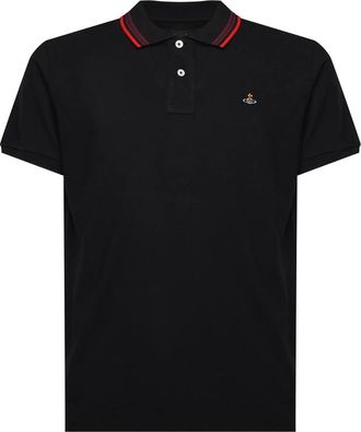 Vivienne Westwood Striped-collar Polo Shirt