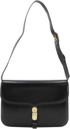 Bally Pre-owned Shoulder Bag - Dames - Vintage Schoudertas - Zwart - ONE Size - Leer - Vintage