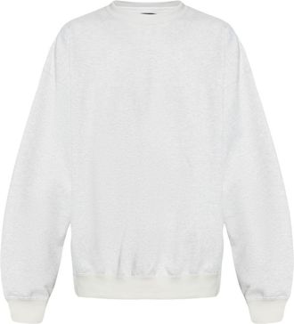 Yohji Yamamoto Felpa Girocollo Effetto MÉLange In French Terry-Uomo