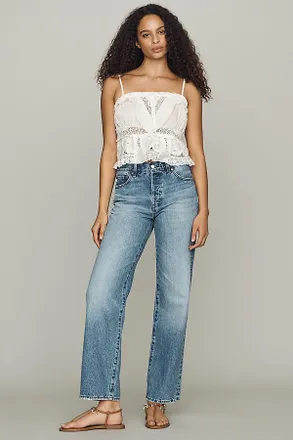 AG - Adriano Goldschmied AG Sydney High-Rise Straight-Leg Jeans