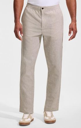 Lands End Linen Cotton E-Waist Pant in Pale Desert Tan at Nordstrom, Size Xx-Large