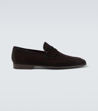 Magnanni Diezma II suede penny loafers