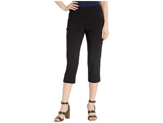 Krazy Larry Pull-On Capri Pants Womens Casual Pants Black : 10 21, Spandex/Rayon/Nylon