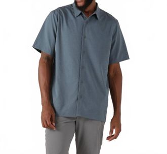 Glyder Mens Zephyr Button Down Shirt In Slate