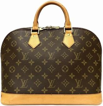 Louis Vuitton Pre-owned Vintage Monogram Handtas - Dames - Vintage Handtas - Bruin - ONE Size - Vintage