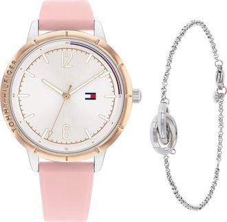 Tommy Hilfiger Womens Pink Watch 2770152 Silicone - One Size