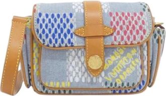 Louis Vuitton Vintage, unisex, Veelkleurig, ONE Size, Denim, Pre-owned Mini Shoulder Bag