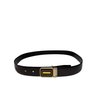 Dior Pre-owned Leather Belt - female - Dior Vintage - Vintage Belts - Brown - ONE SIZE - Pre-owned