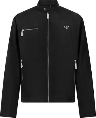 Philipp Plein Jassen, Heren, Zwart, XL, Nylon, Nylon Motor Jacket