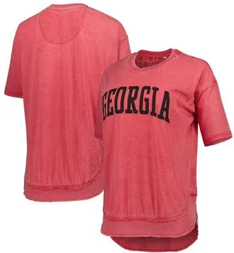 Pressbox Womens Pressbox Red Georgia Bulldogs Arch Poncho T-Shirt at Nordstrom, Size Small