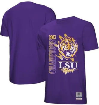 Mitchell & Ness Mens Mitchell & Ness Purple LSU Tigers Retro Brush Mineral Wash T-Shirt at Nordstrom, Size Xx-Large