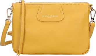Lancaster Dune Crossbody Tas - Dames - Schoudertassen - Geel - ONE Size - Leer - Tassen