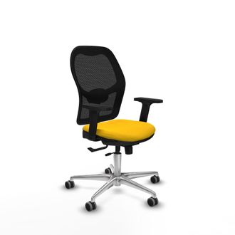 Piqueras y Crespo Silla De Oficina Piqueras Y Crespo Jorquera Negro Aluminio Ajustable