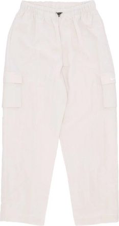 Nike Cargo Sportswear Broek met Hoge Taille - Dames - Fitness - Beige - M - Nylon - Fitness