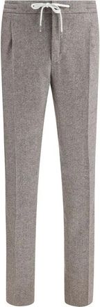 Pantaloni Torino Broeken, Heren, Bruin, S, Wol, Zachte Maagdewol en Kasjmier Broek