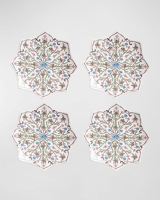 Juliska Villa Seville Scalloped Side Cocktail Plates, Set of 4