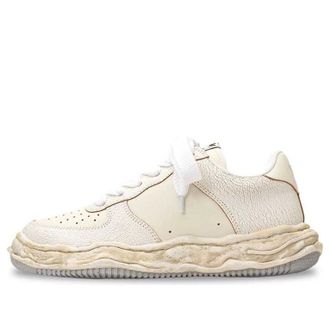 Miharayasuhiro Wayne OG Sole Cracking Leather Low White A12FW715-WHITE